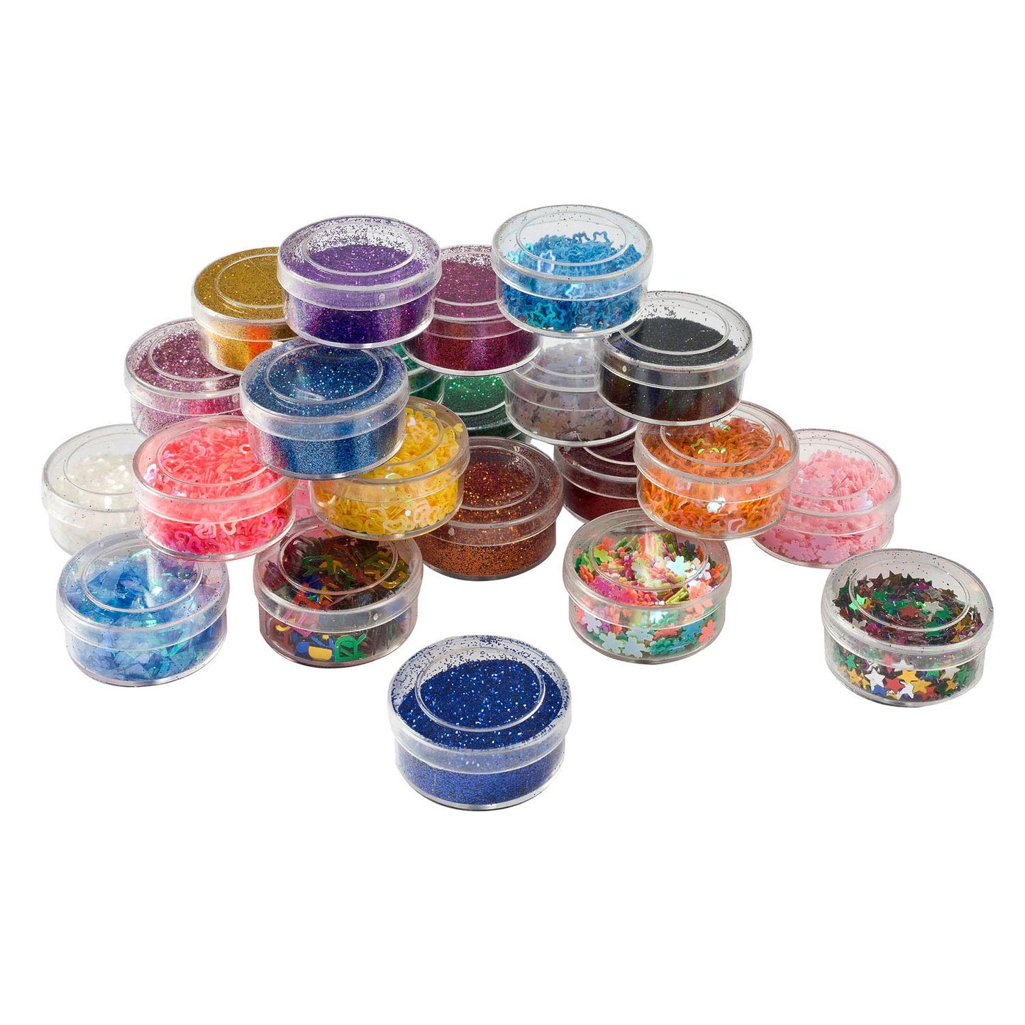 Kreative Handwerksgruppe Glitter -Set, 24 Farben