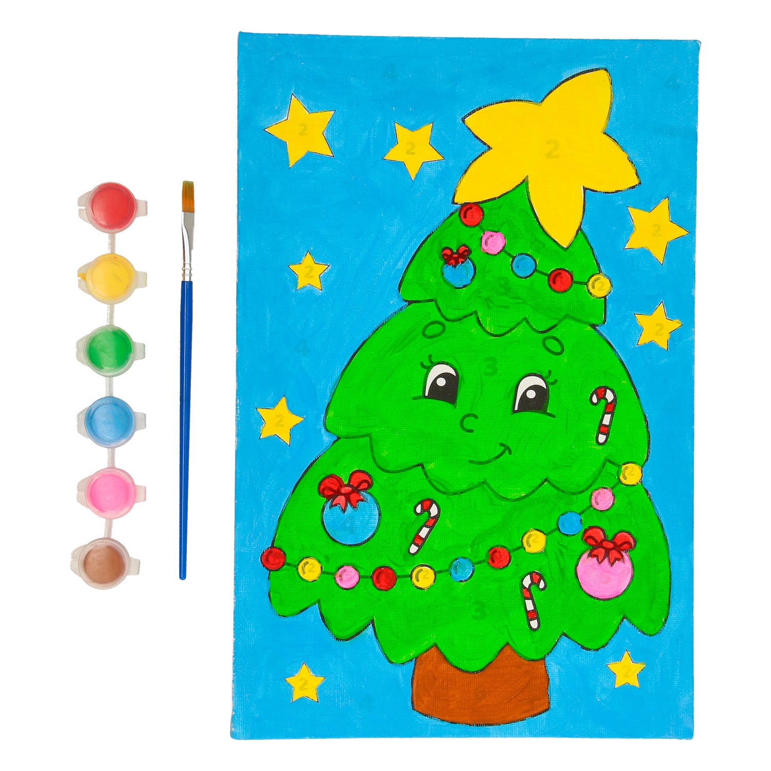 Weihnachten Leinwand Malerei nach Nummer - Weihnachtsbaum