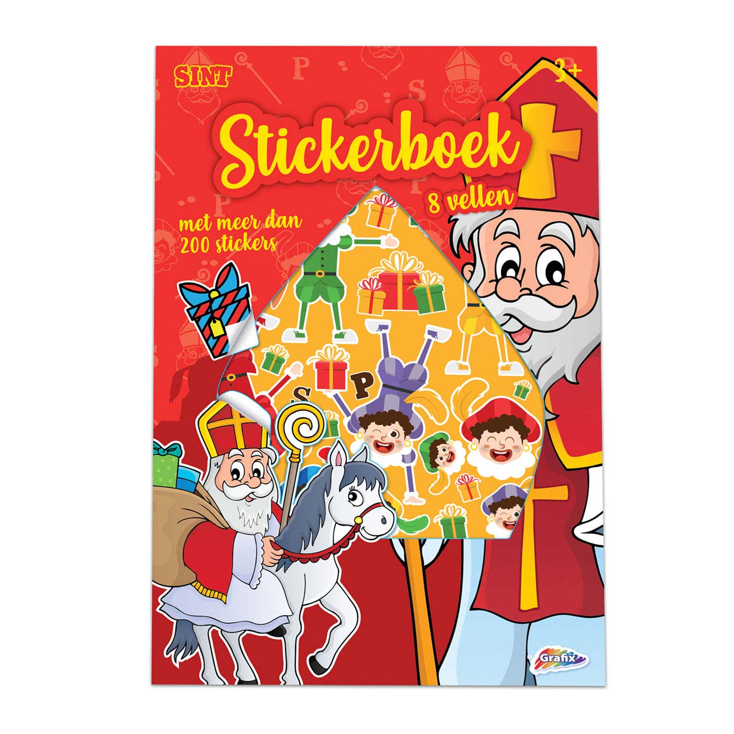 Kreative Handwerksgruppen -Aufkleberbuch Sinterklaas