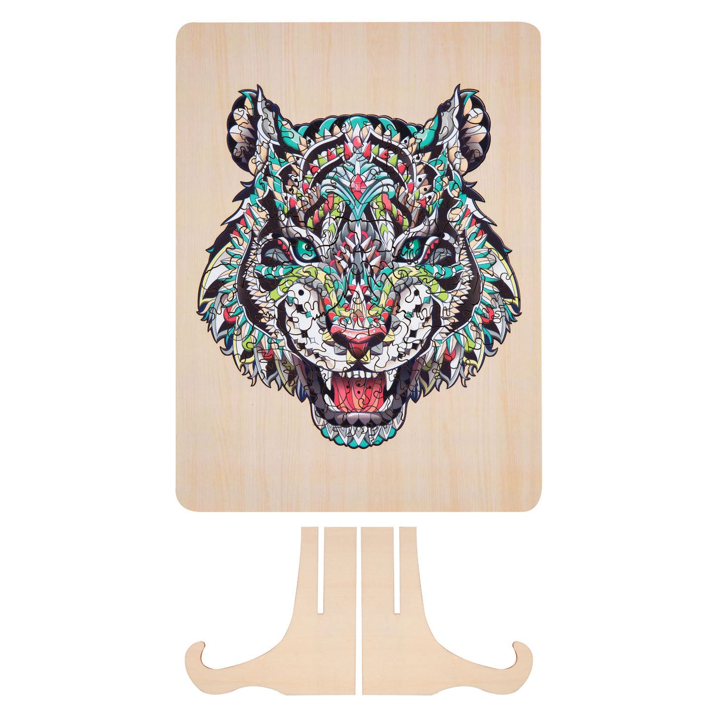 Einzigartiges Holzpuzzletiger, 130.