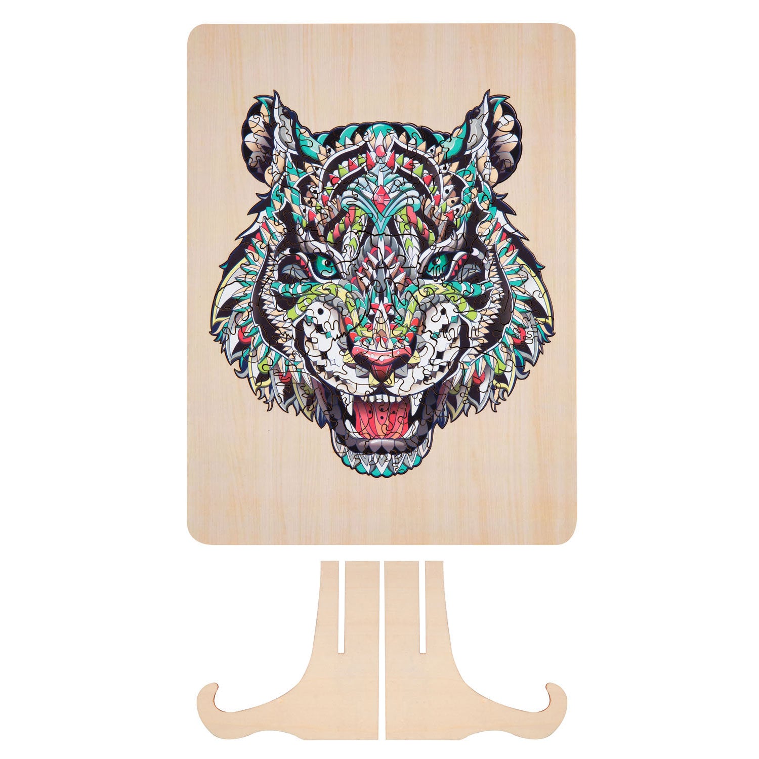 Einzigartiges Holzpuzzletiger, 130.