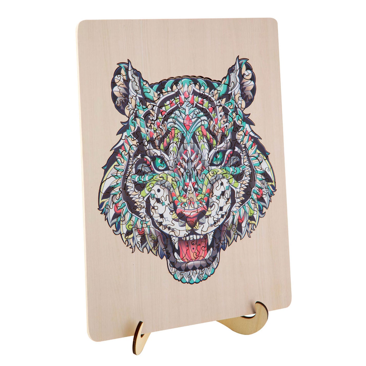 Einzigartiges Holzpuzzletiger, 130.