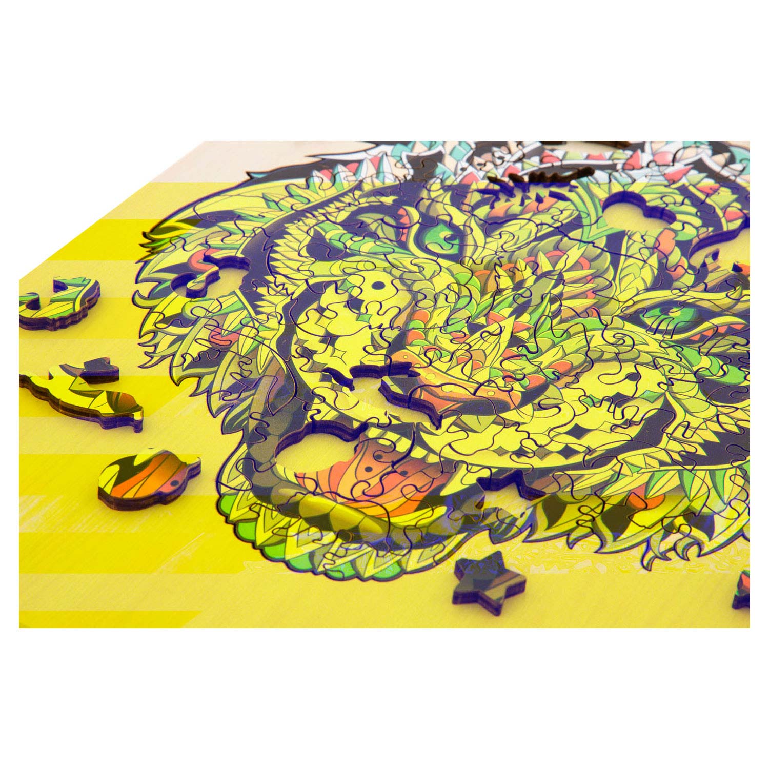 Einzigartiges Holzpuzzletiger, 130.