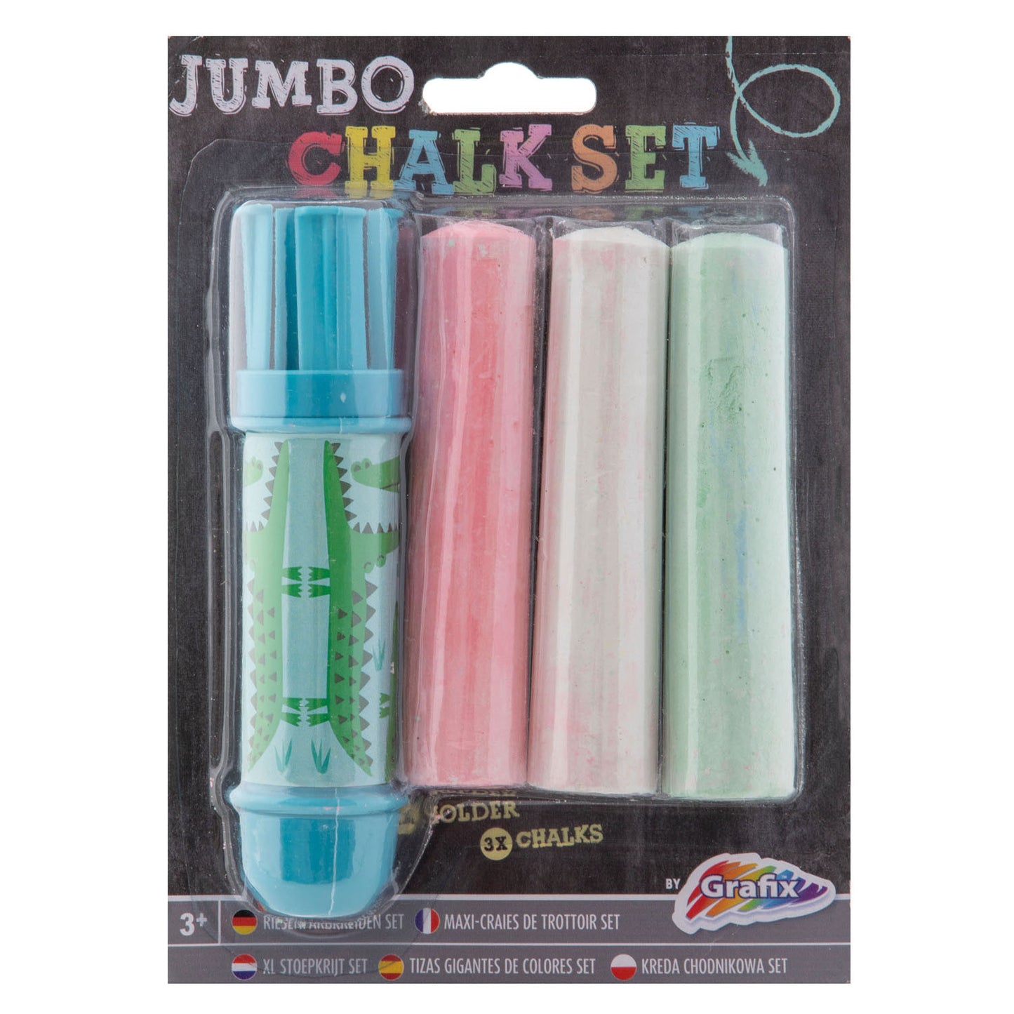 Creative Craft Group Chalk Holder + Kreide, 3st.