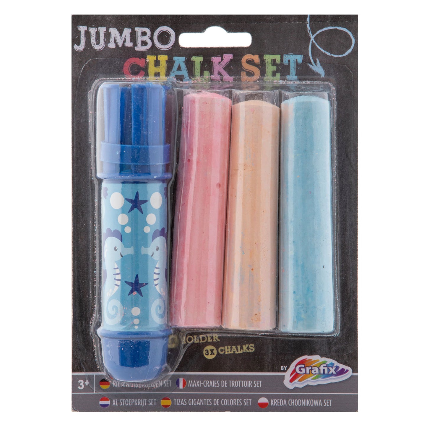 Creative Craft Group Chalk Holder + Kreide, 3st.