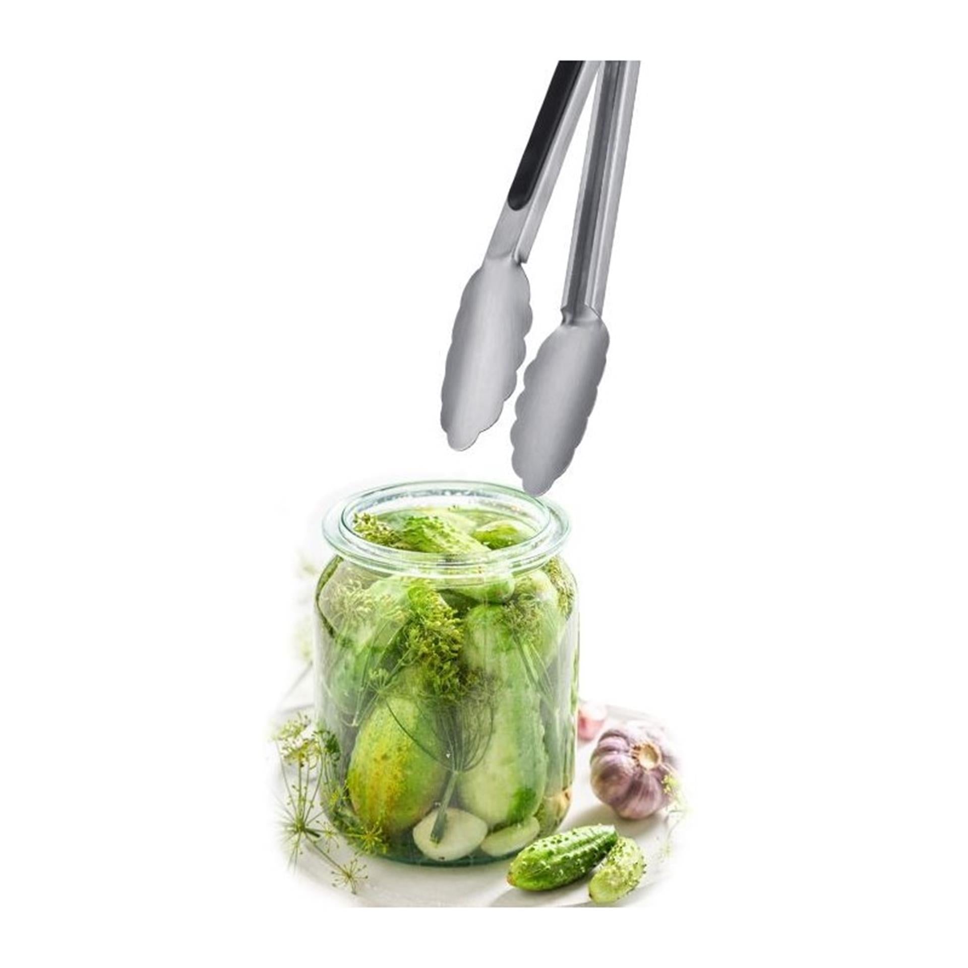 Westmark Grill-Servierzange Mini aus Edelstahl 20 cm