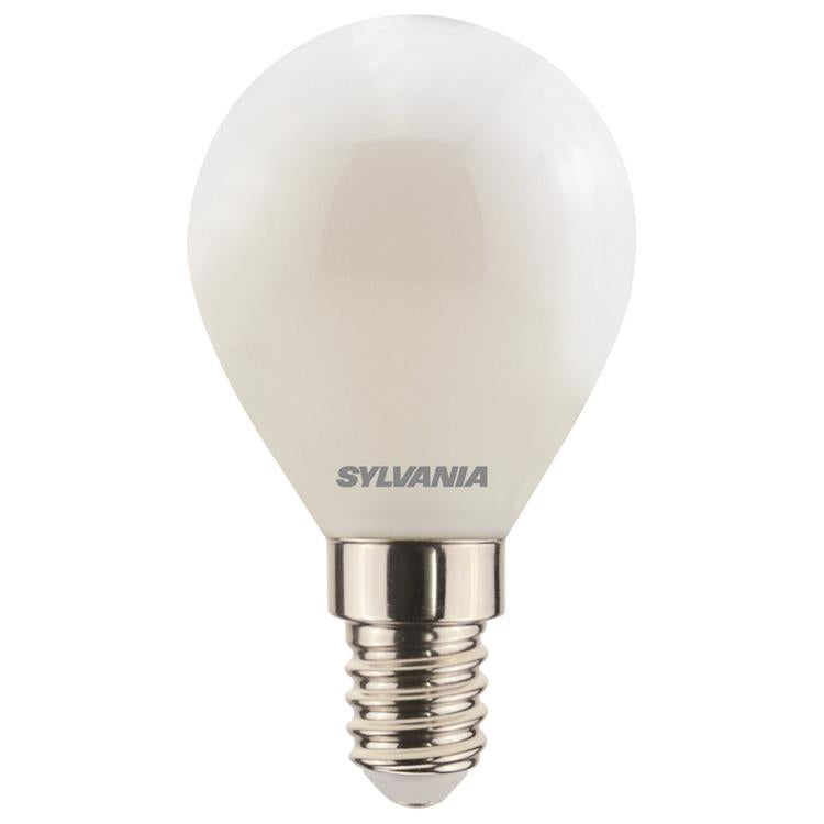 Sylvania 1067608 – Syl-LED-Kugel E14 5,5 W 470 lm 6500 K dimmbar | 6 Stück