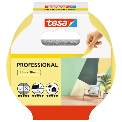 Tesa 1039441 – Abdeckband ind.25mx38mm | 8 Stück