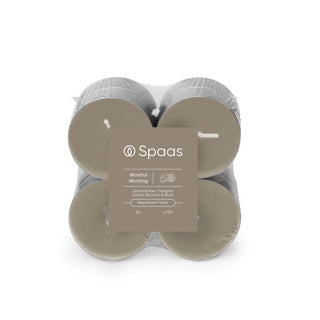 Spaas Maxi Geurthelicht Block Packing x8 10h - Achtsamer Morgen
