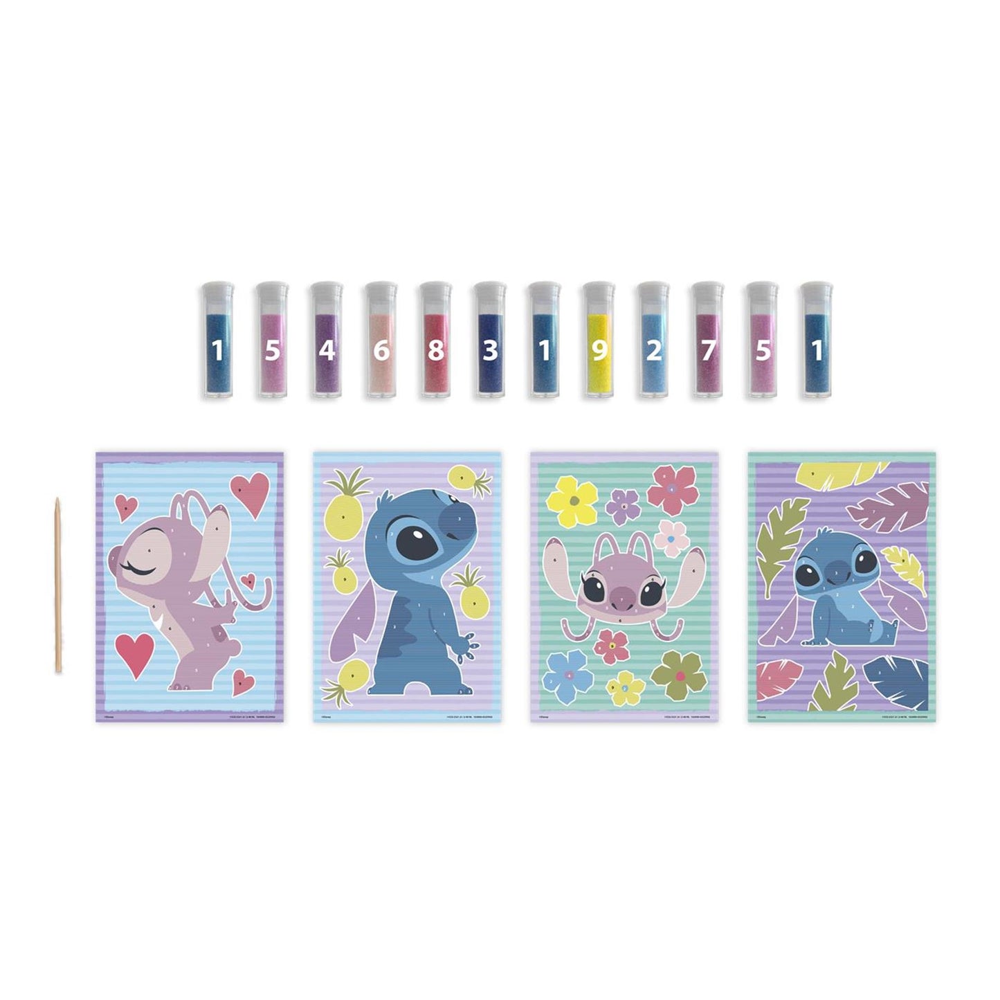 Disney Moxy Stitch Sandmalerei