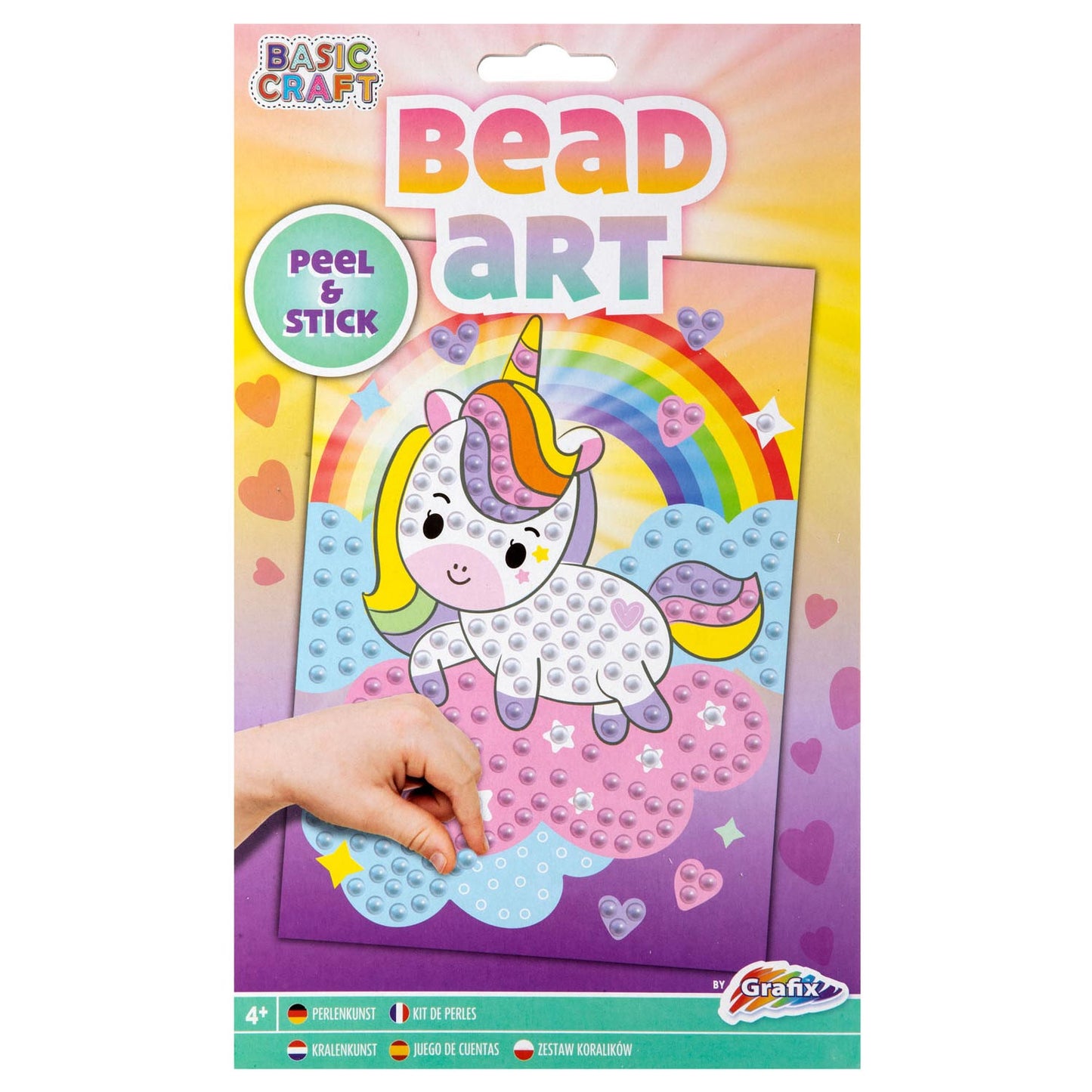 Grafix Craft Set Perlenkunst Einhorn