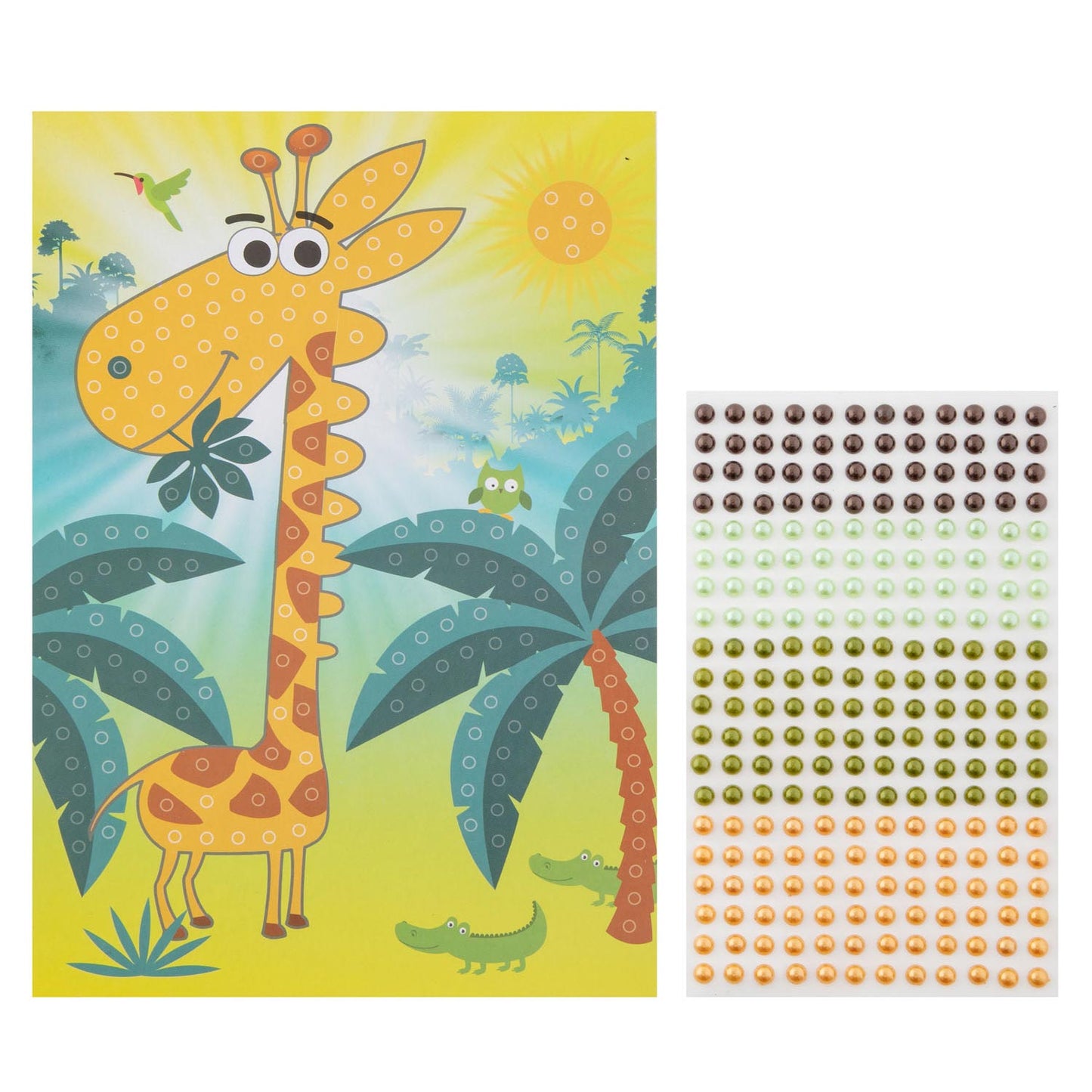 Handwerkssatz Perlenkunst - Giraffe