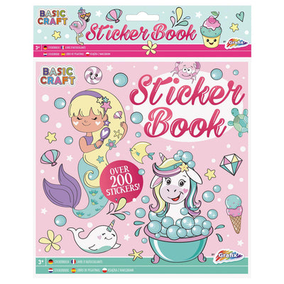 Grafix Stickerbuch Einhorn Meerjungfrau