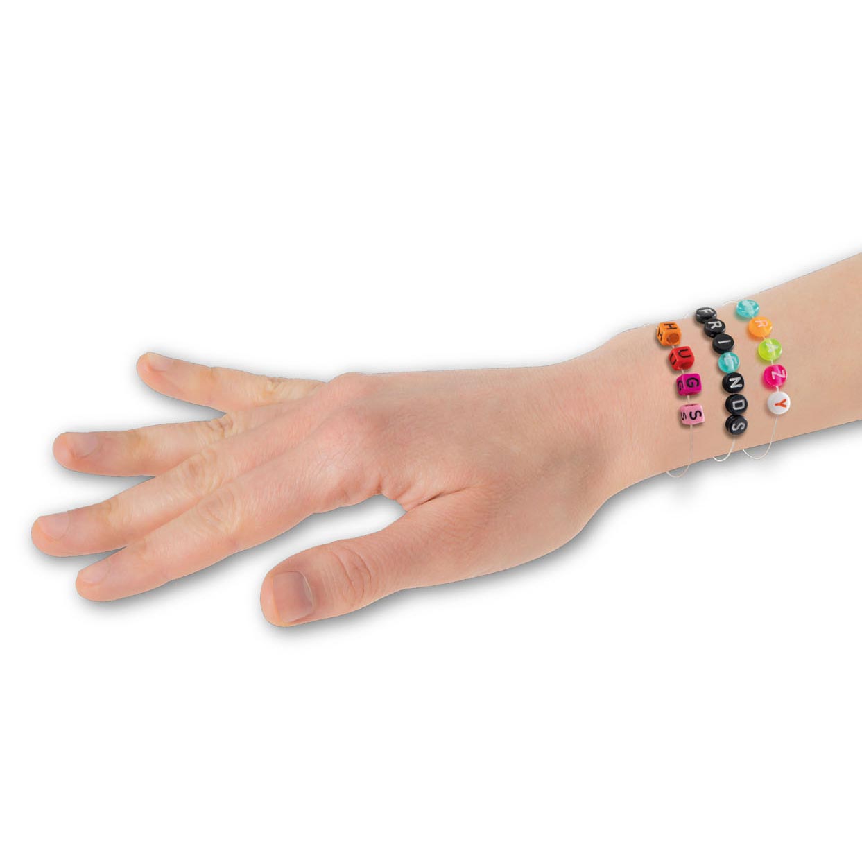 Machen Sie Ihre eigenen Armbänder - Briefperlen
