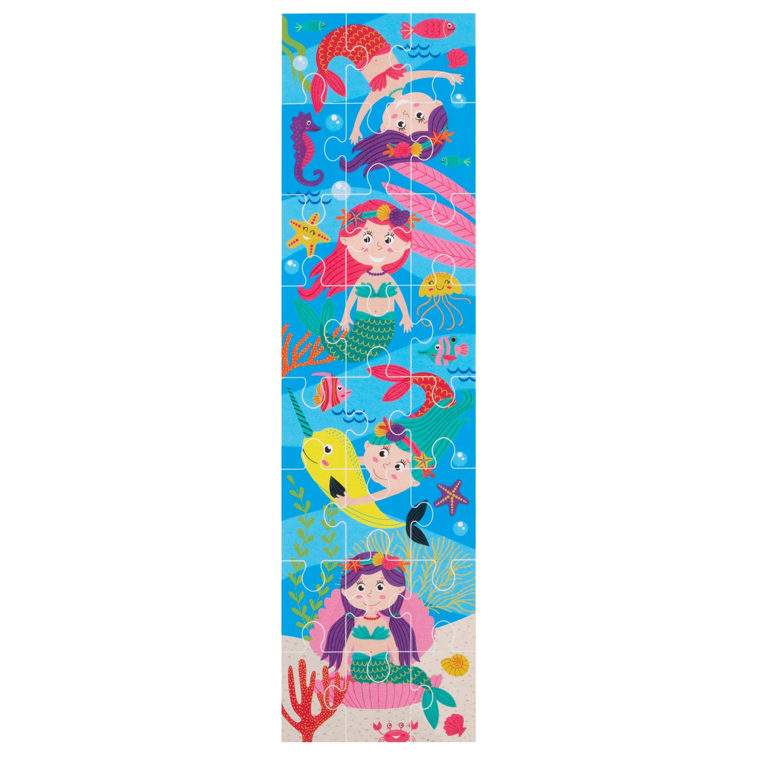 Turmpuzzle Meerjungfrau, 47x12 cm