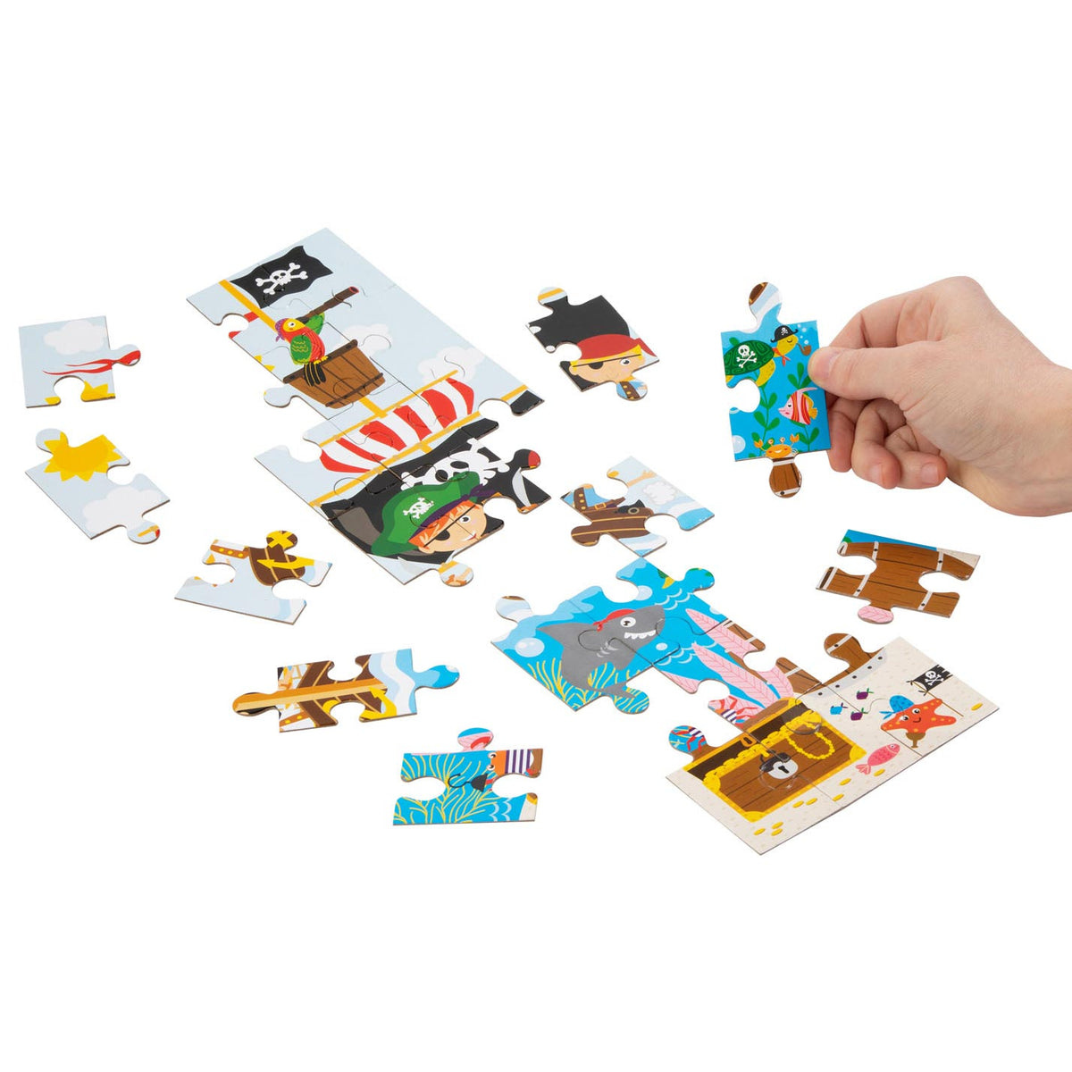 Grafix Tower Puzzle Pirat, 47x12 cm