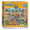 Linienpuzzle -Comic -Verkehr, 1000st.