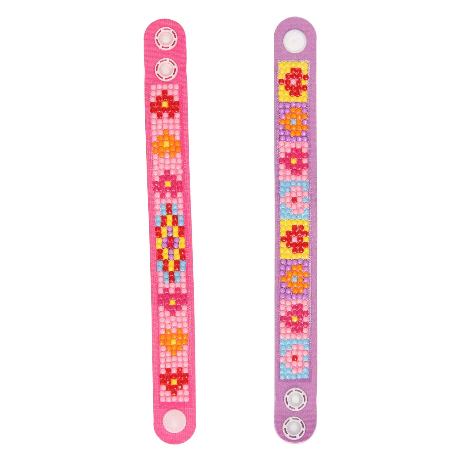 Grafix Diamond Painting Armbänder rosa, 2st.