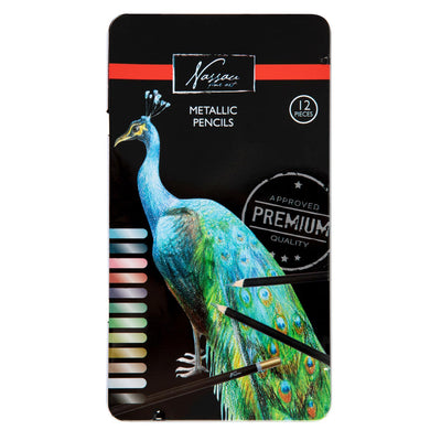 Nassau Fine Art Nassau farbige Stifte Metallic, 12st.