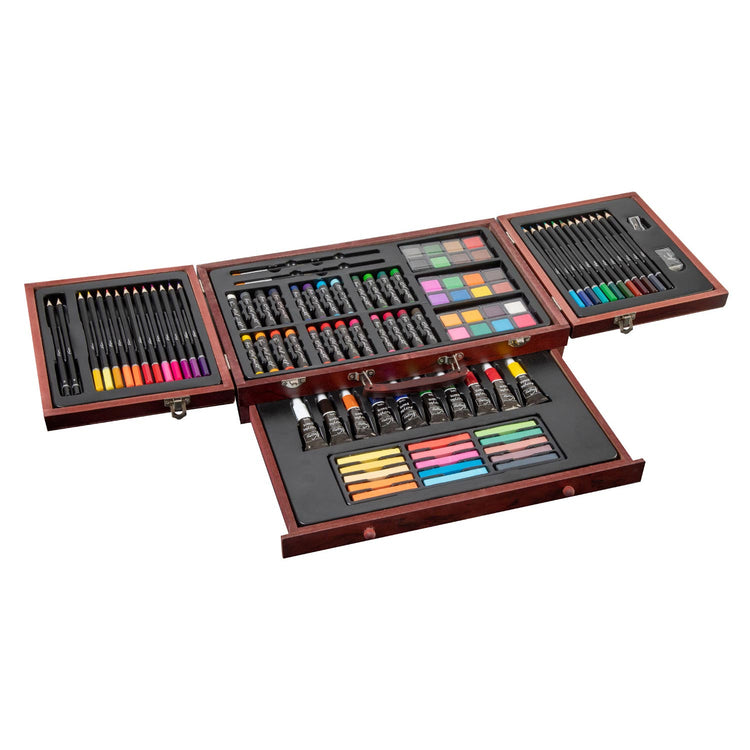 Nassau Fine Art Nassau Luxury Art Set Creative in Holzkoffer, 103dlg.