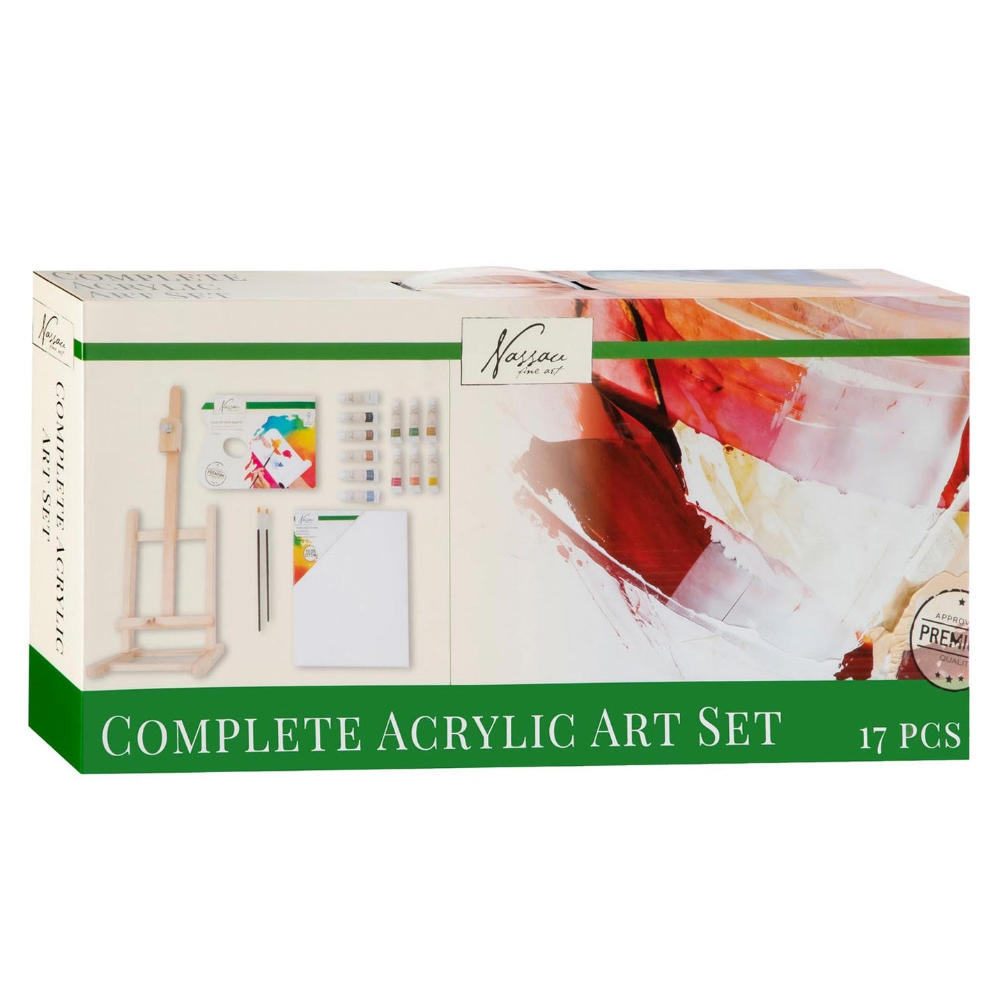 Nassau Fine Art Nassau komplettes Acryl -Set, 17dlg.