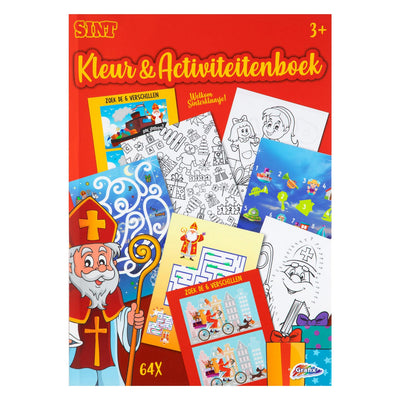 Grafix Sinterklaas Farben Aktivitäten Buch A4