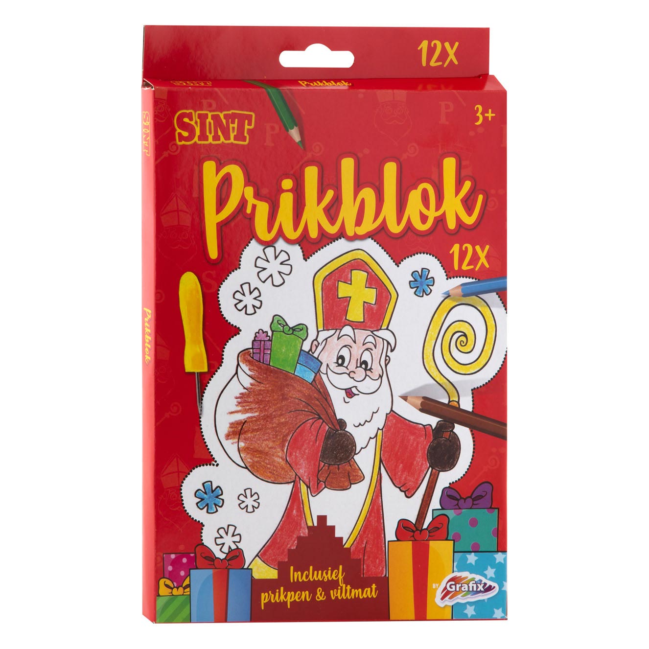 Sinterklaas -Punktionsblock mit 12 Blättern
