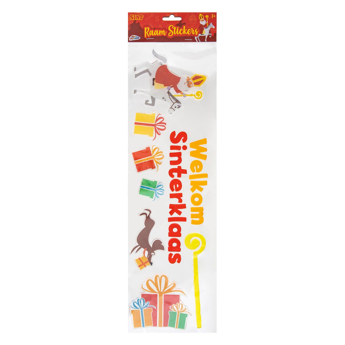 Sinterklaas Fensteraufkleber