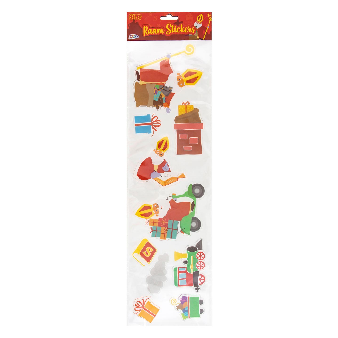 Sinterklaas Fensteraufkleber