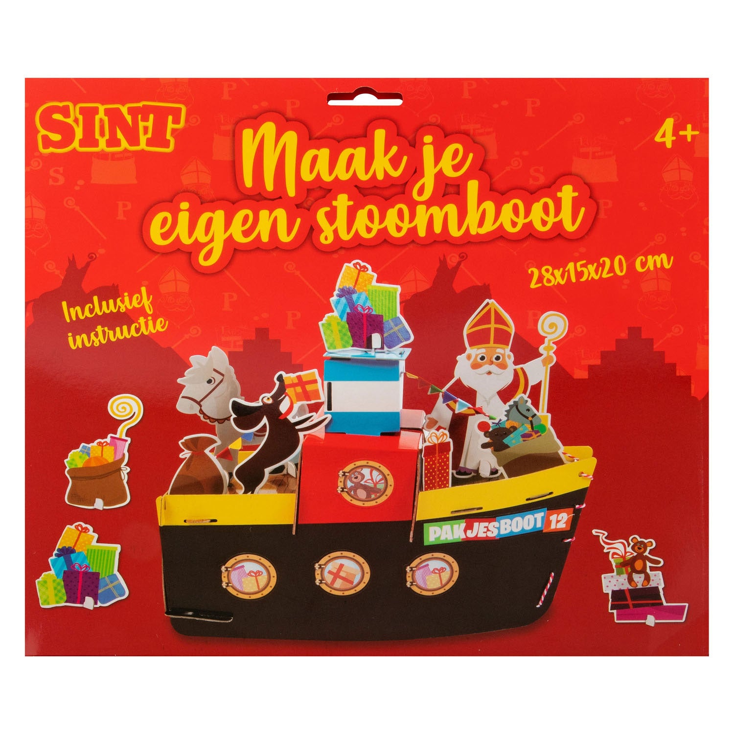 Sinterklaas Craft Set - Machen Sie Ihr eigenes Dampfschiff