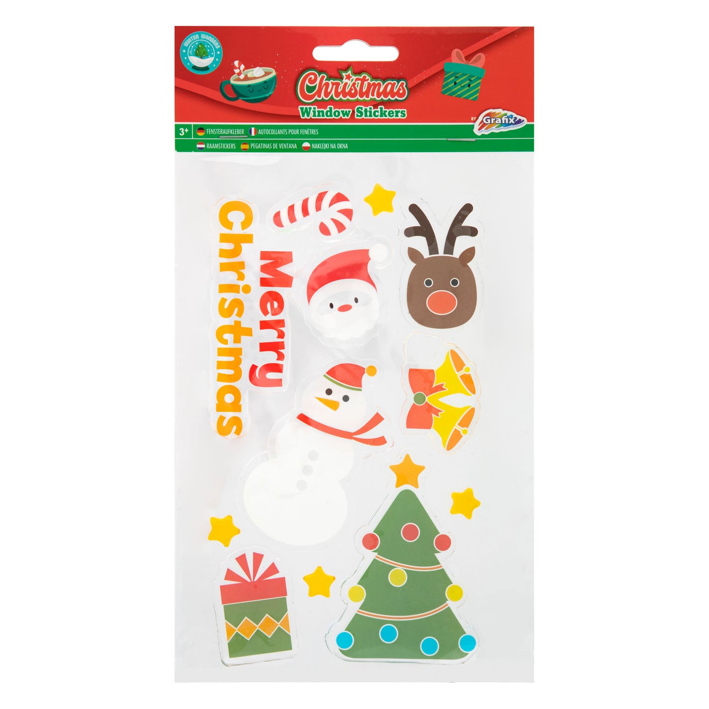 Weihnachtsfensteraufkleber
