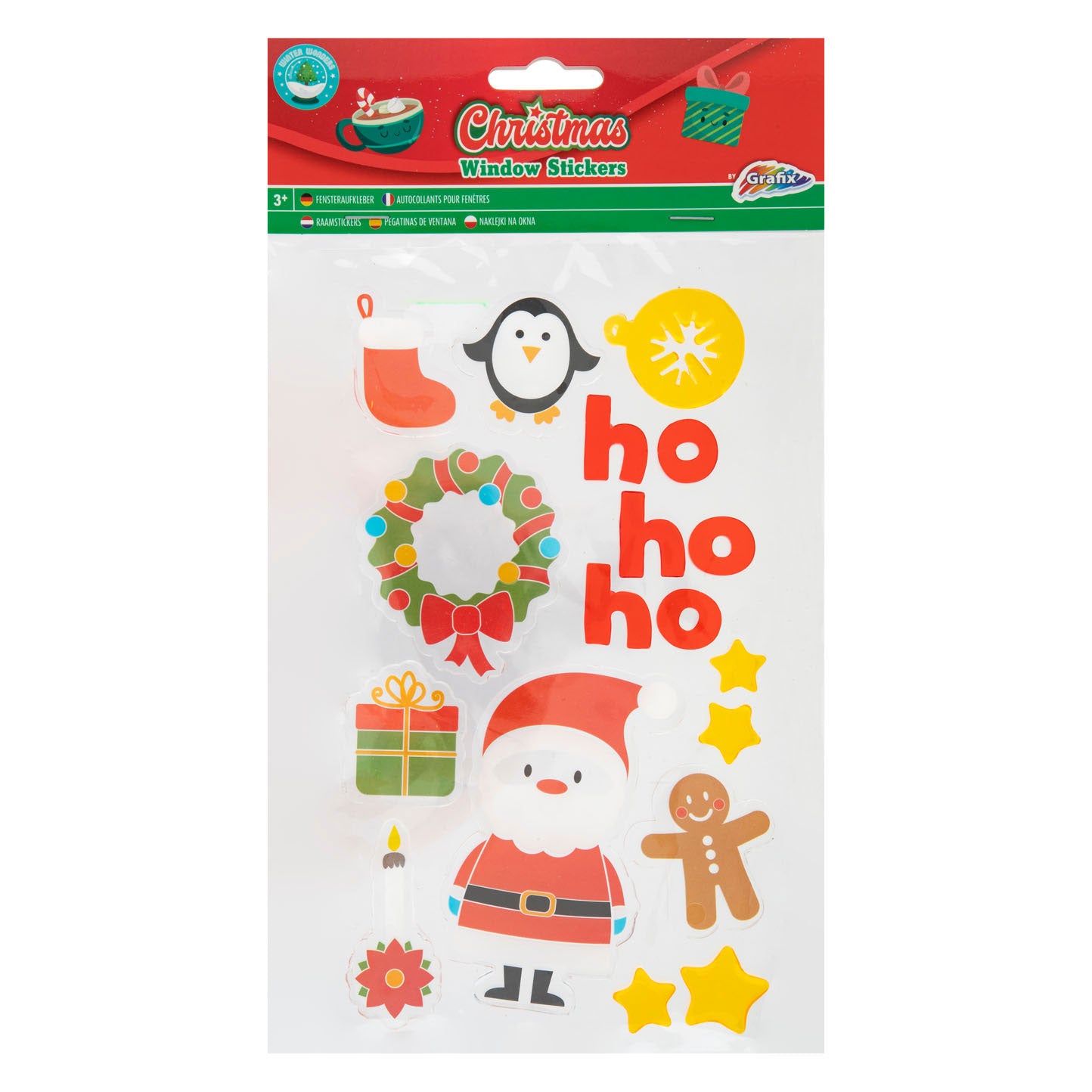 Weihnachtsfensteraufkleber