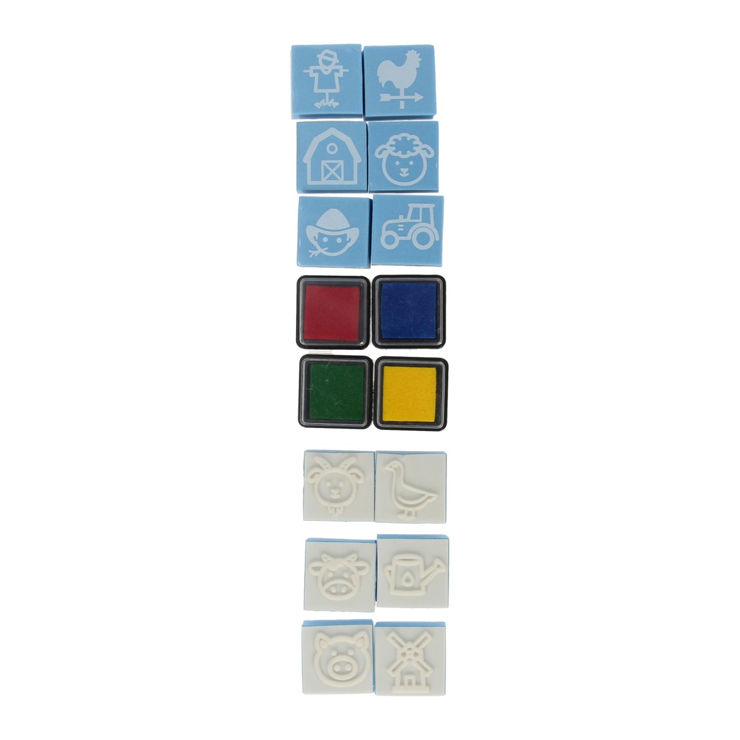 Grafix Foam Stamp Set Blau