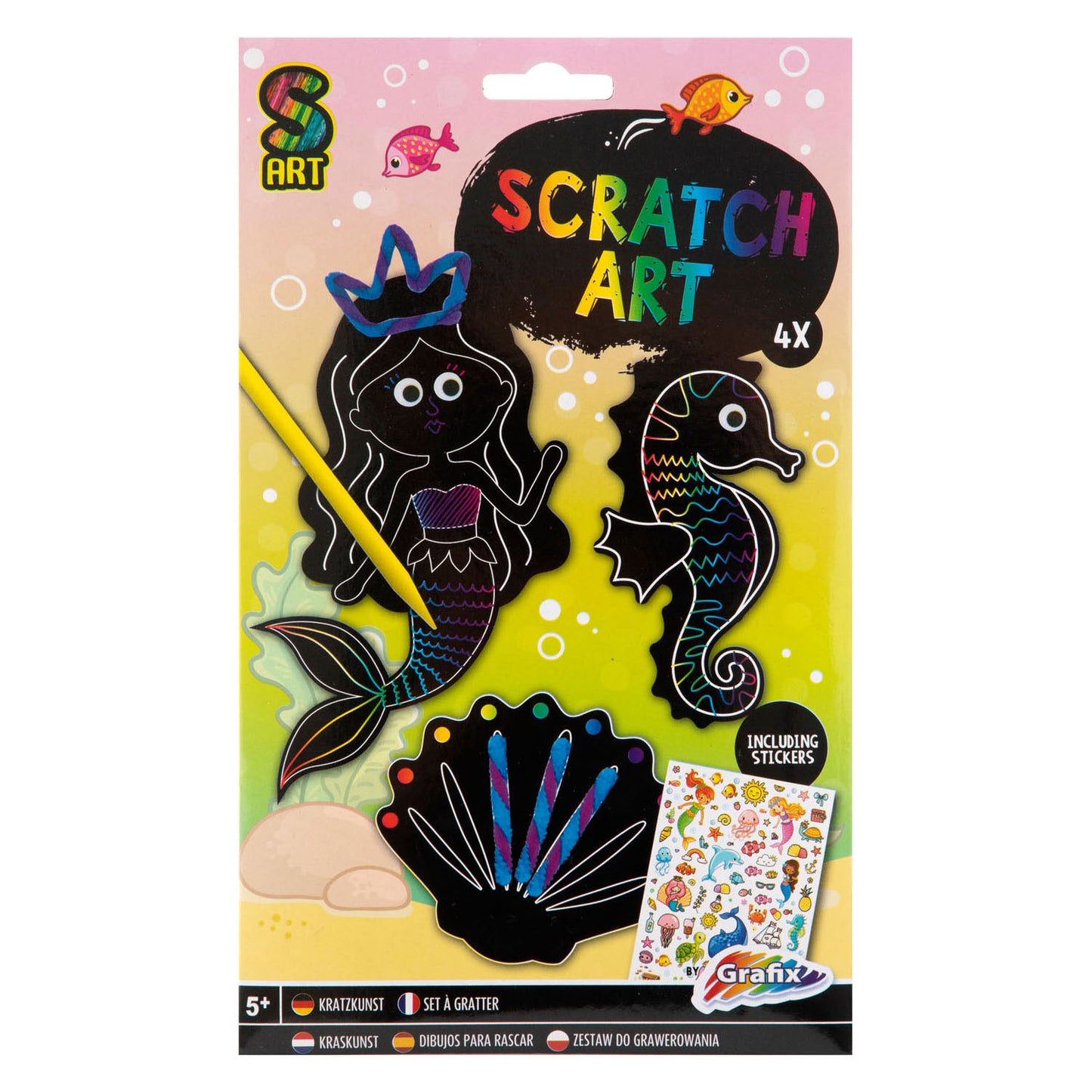 Machen Sie Ihr eigenes Scratch Art Girl Girl