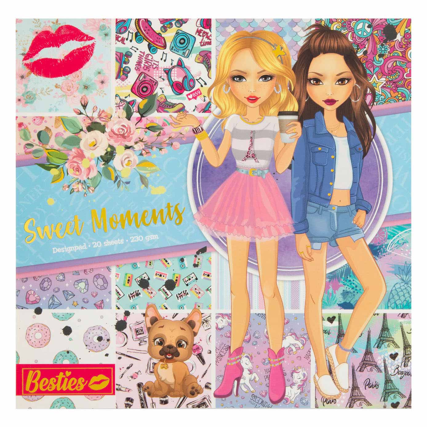 Besties Design Block süße Momente, 20 Blätter