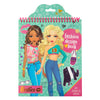 Besties Modedesign-Mal- und Stickerbuch mit Schablonen