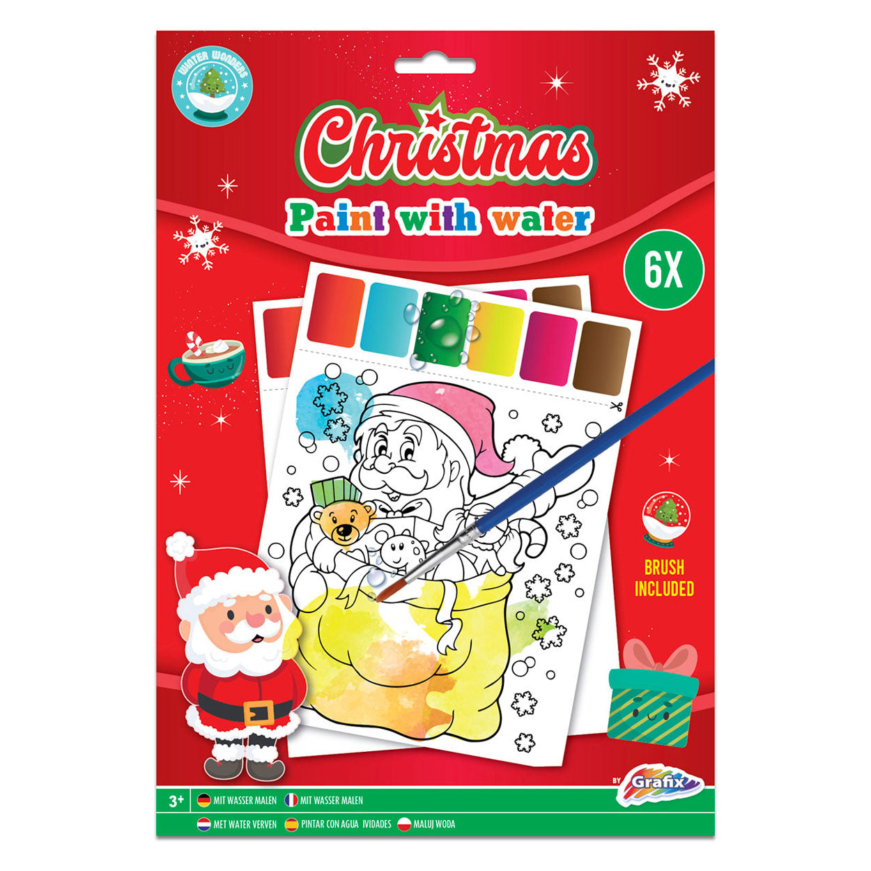 Wasserzeichnungsbuch Weihnachten