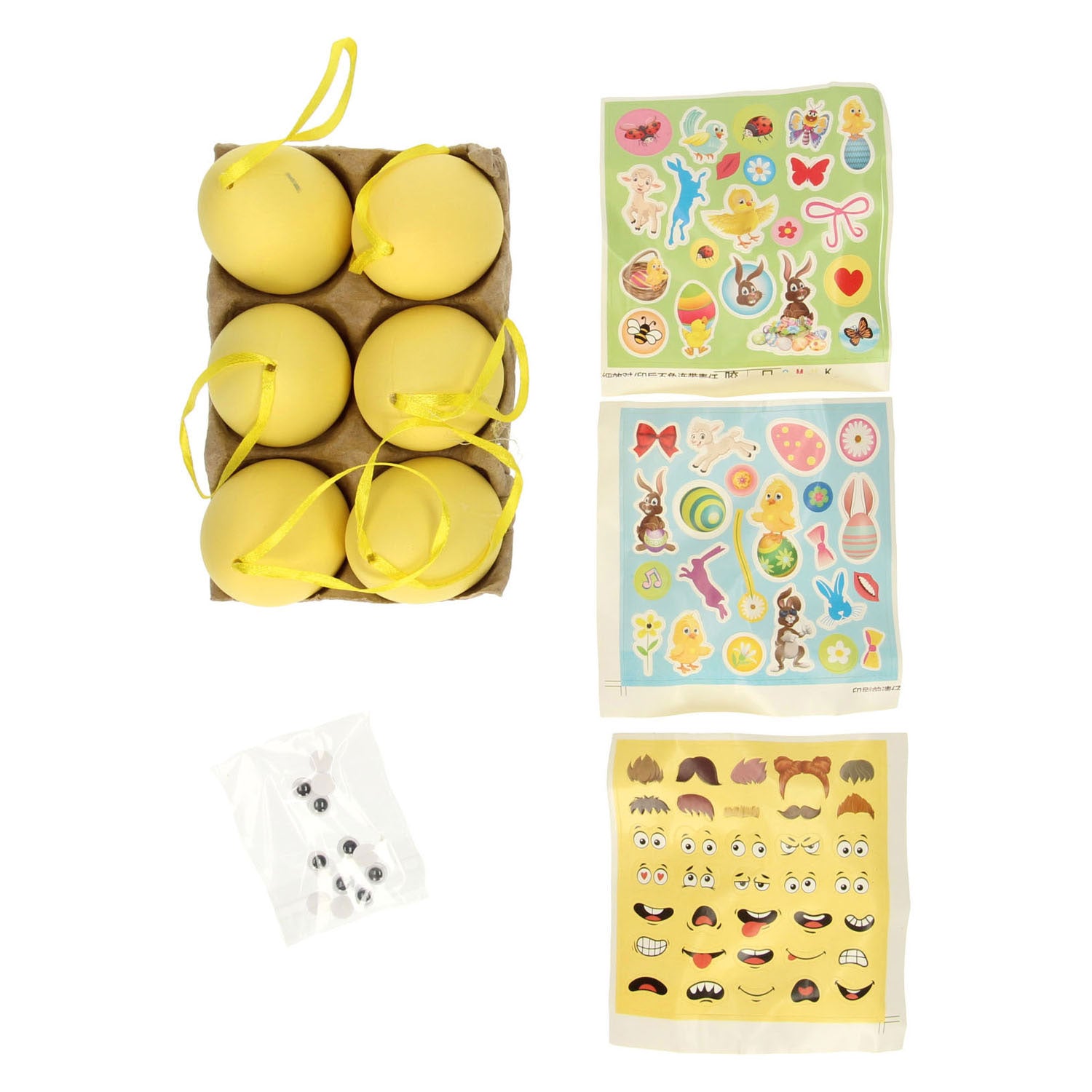 Grafix Easter Eggs Dekorieren mit Aufklebern, 6 ..