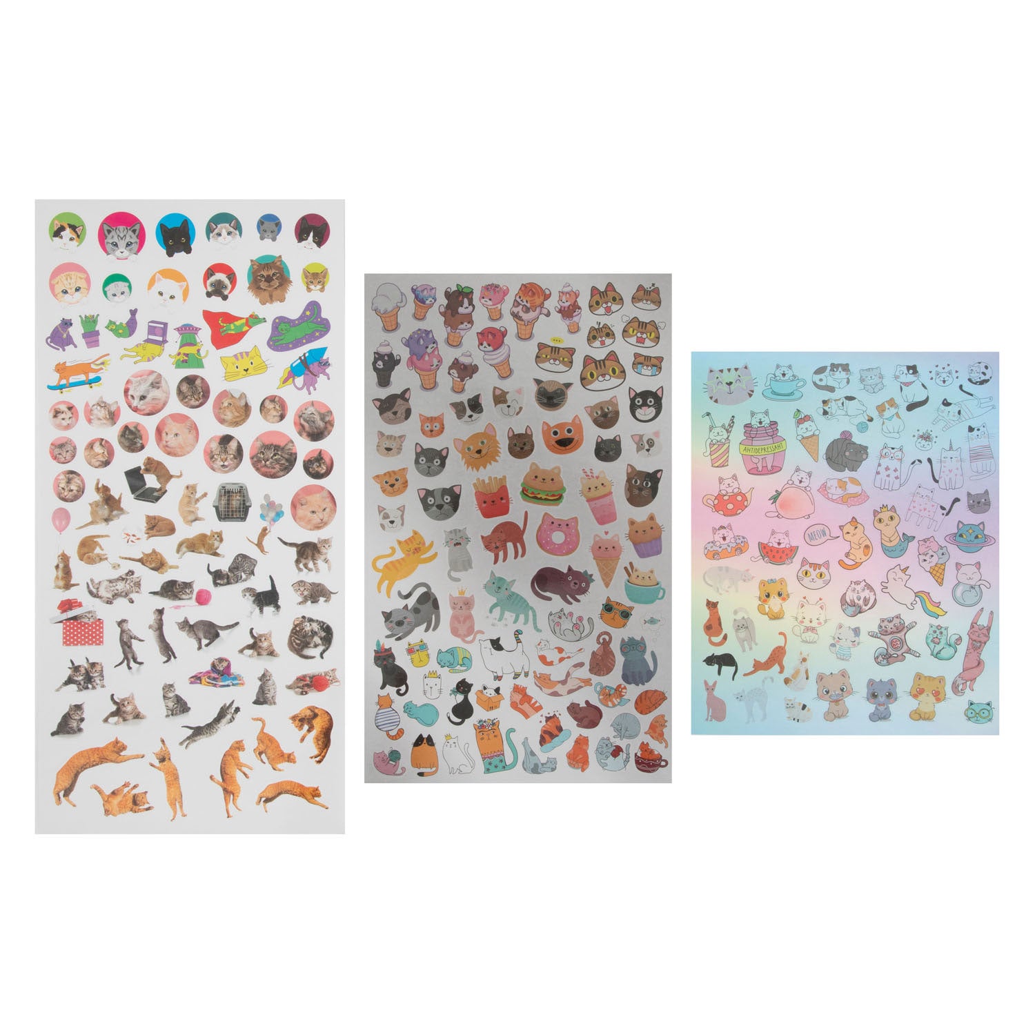 Creative Craft Group Stickerset Cats, 100..