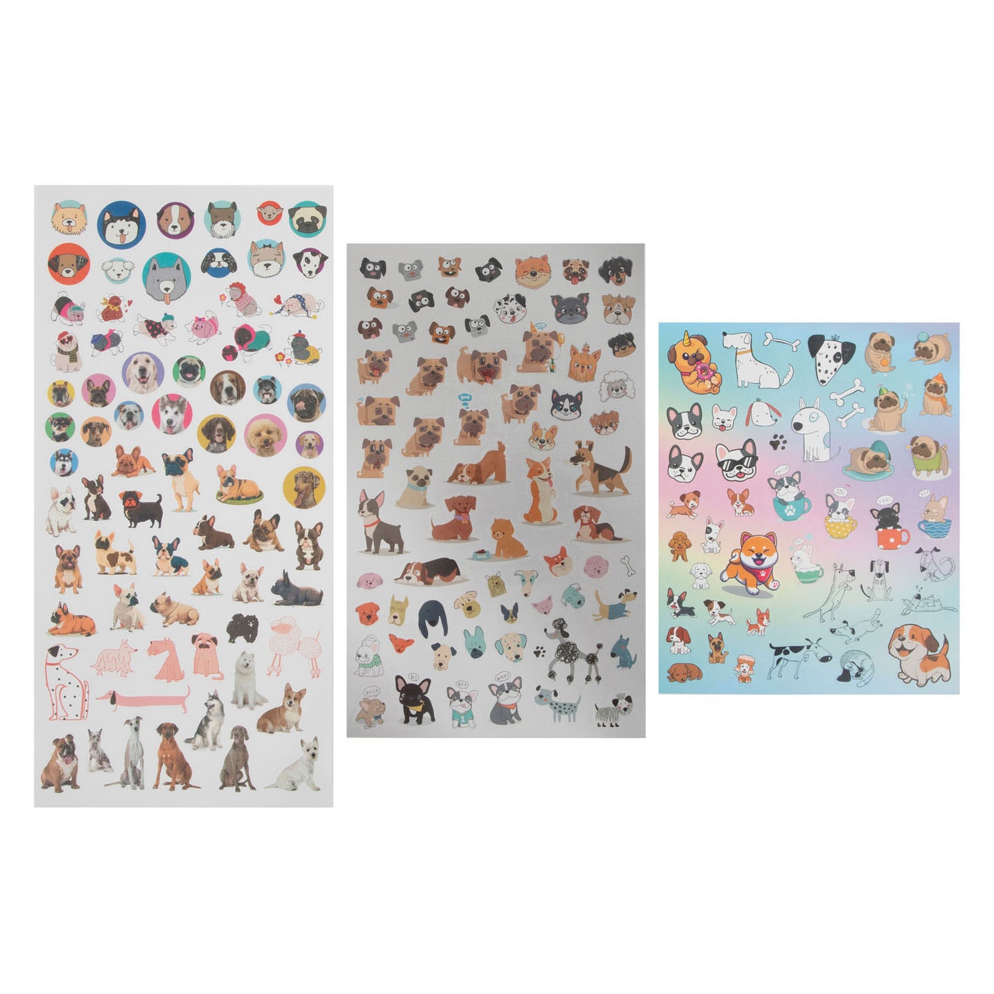 Creative Craft Group Stickerset Dogs, 100..