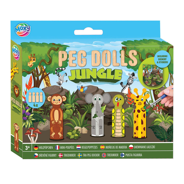 Kreative Handwerksgruppe Holz Kegel Dolls Bastel Dschungel