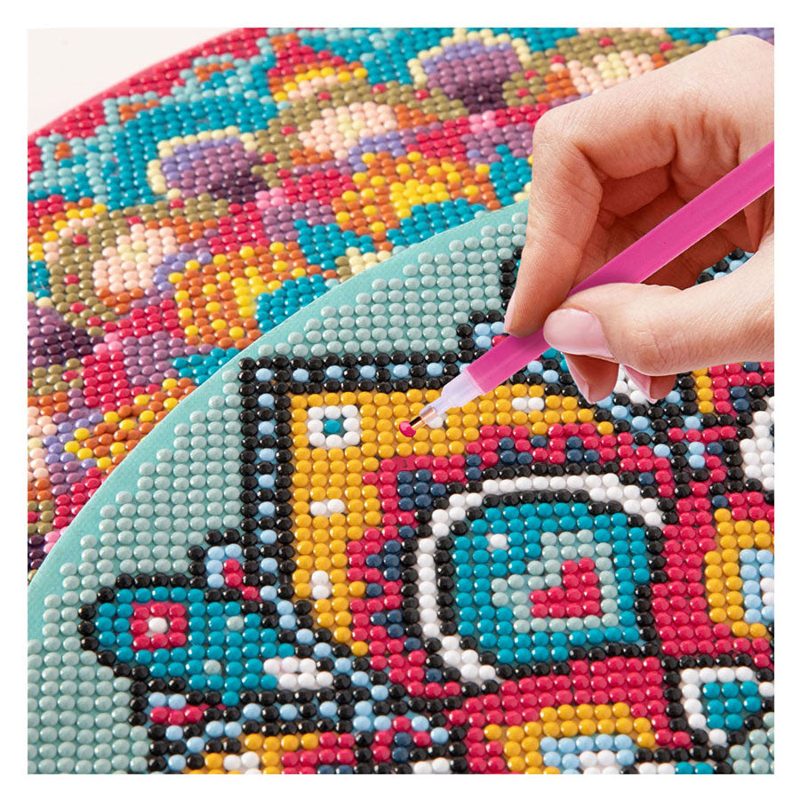 Creative Craft Group Diamond Painting Mandala Leinwand, 30 cm