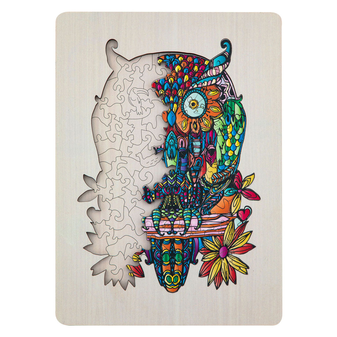 Andere Marken Moxy Holzpuzzle Eule 133 Stücke