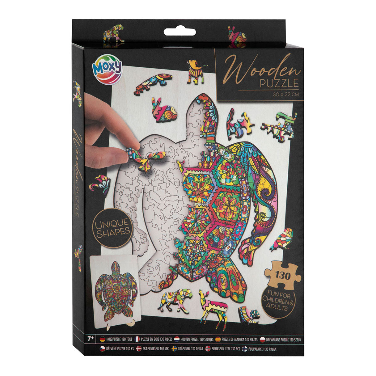 Creative Craft Group Holzpuzzleturt, 130.