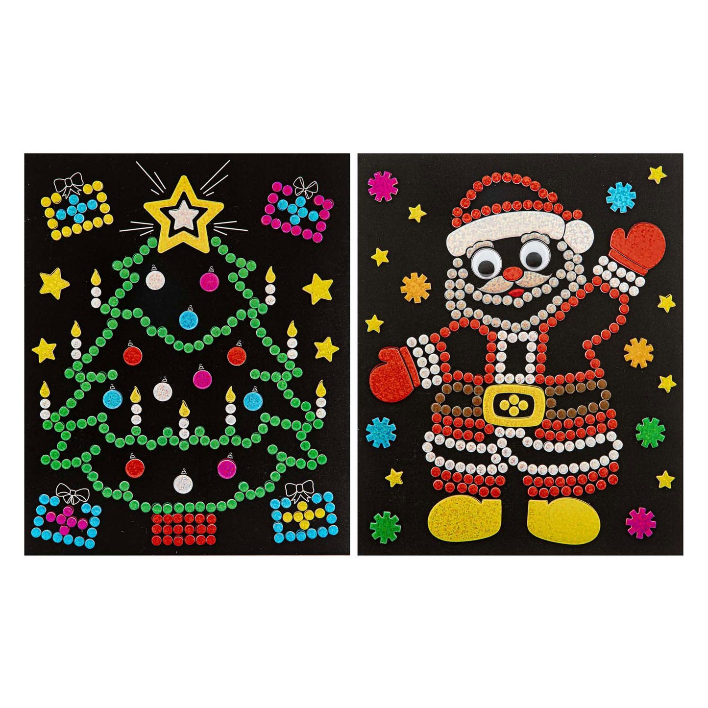 Kreative Handwerksgruppe Weihnachten Holographic Dot Aufkleber Set