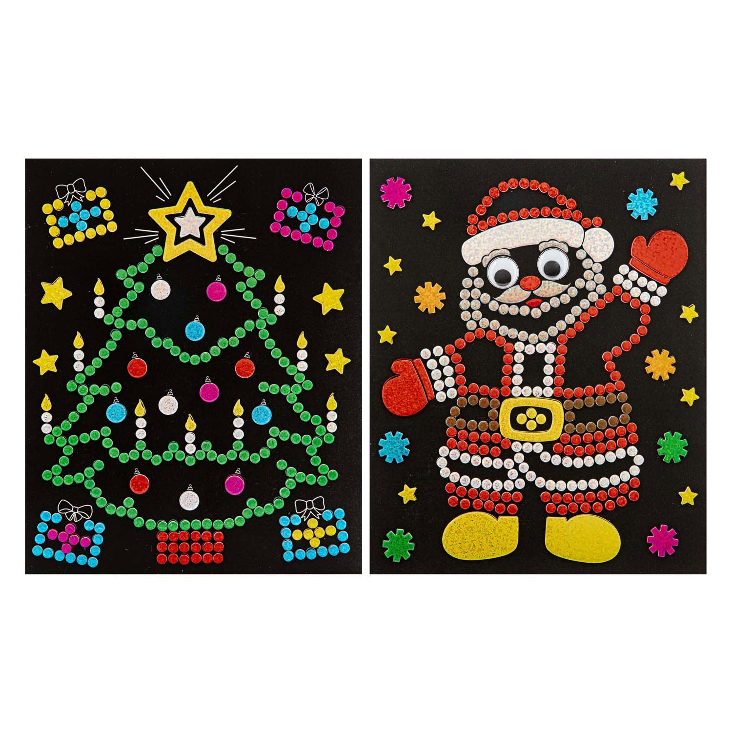 Kreative Handwerksgruppe Weihnachten Holographic Dot Aufkleber Set