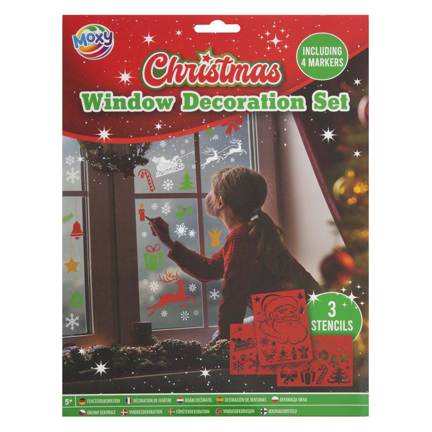 Kreative Handwerksgruppe Weihnachtswinddekoration Set