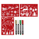 Kreative Handwerksgruppe Weihnachtswinddekoration Set