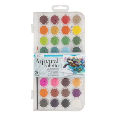 Kreative Handwerksgruppenfarbe Palettaquarel, 36 Farben