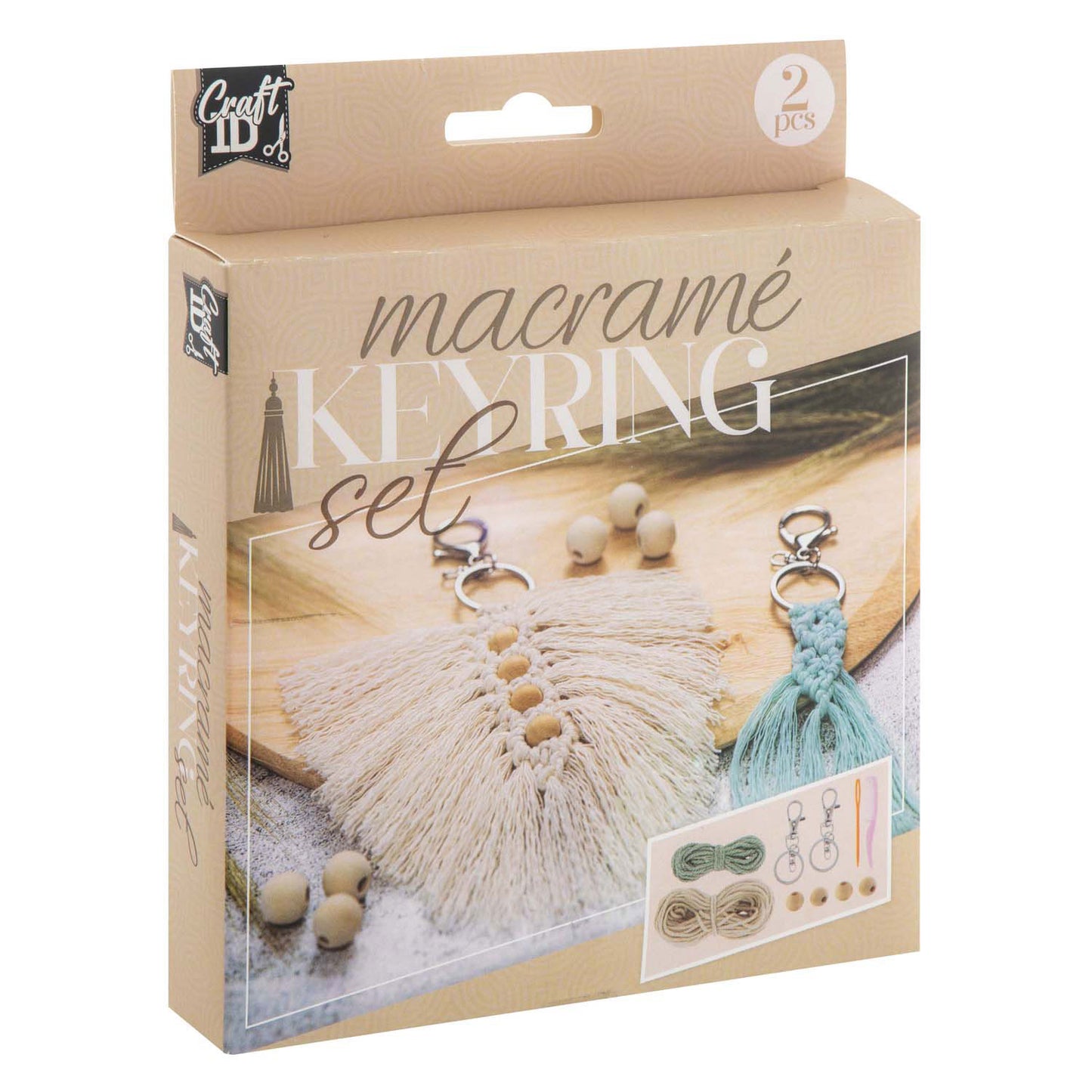 Kreative Craft Group Macrame Key Chains, 2st.